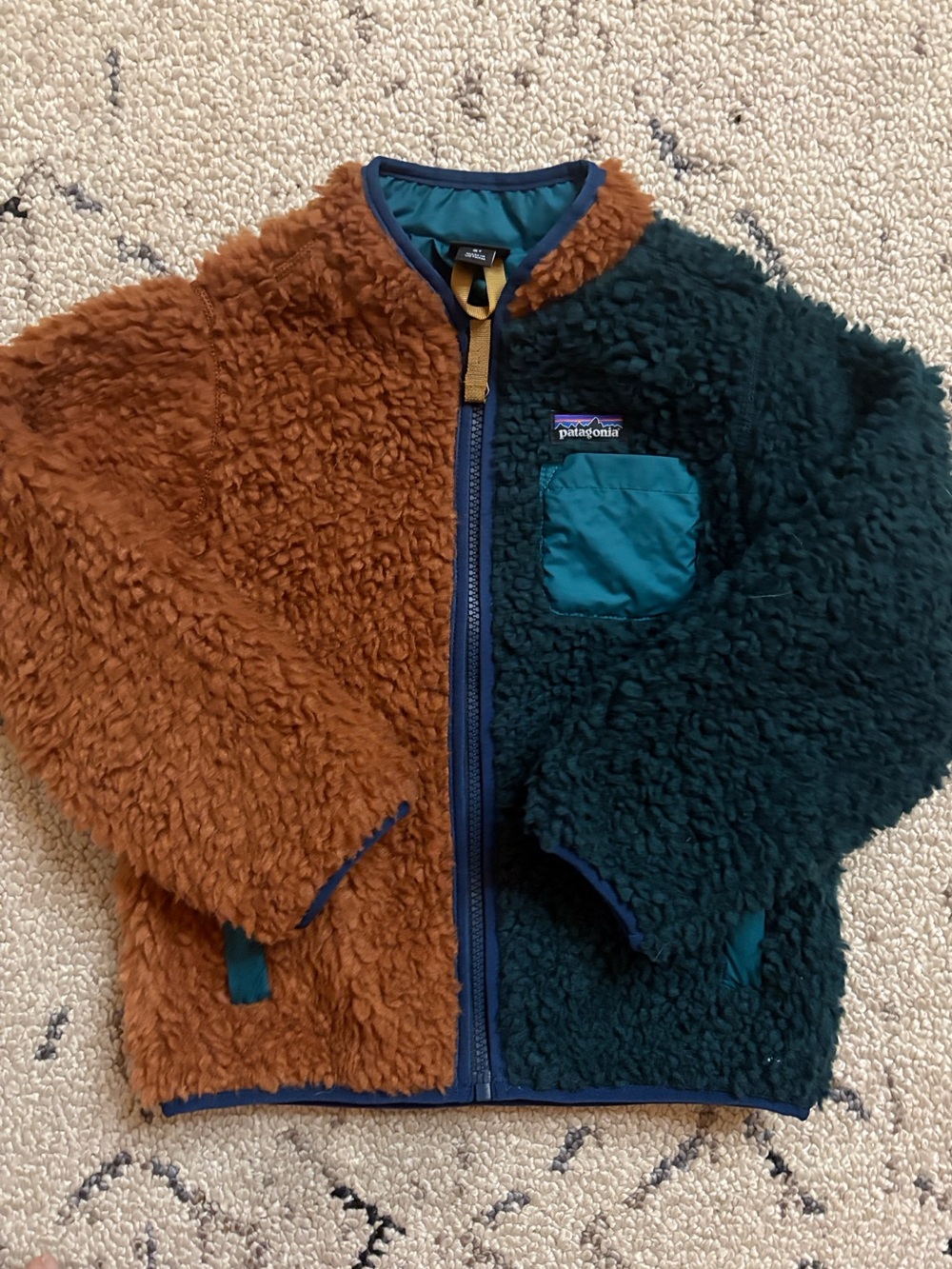 Patagonia Kids retro Sherpa fleece Jacket (5T) EUC - Picture 1 of 5